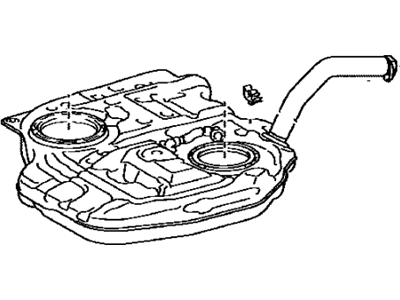 Toyota 77001-74020 Tank Sub-Assembly, Fuel