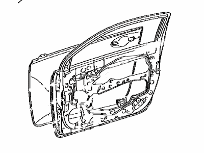 Toyota 67001-74030 Panel Sub-Assembly, Front D