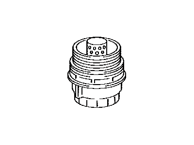 Toyota 15620-40030 Cap Assembly, Oil Filter