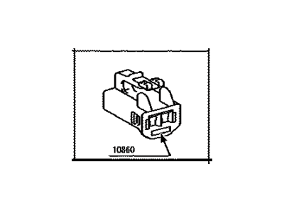 Toyota 90980-10860 Housing, Connector F