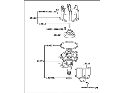 Toyota 19100-46011 Distributor Assembly