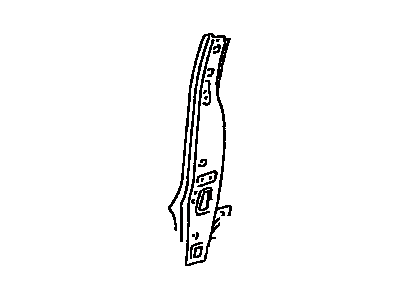 Toyota 61343-14900 Pillar, Center Body, Inner RH