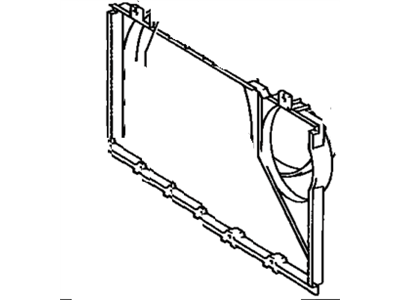 Toyota 16711-46160 SHROUD, Fan