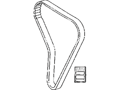 Toyota 13568-49035 Belt, Timing