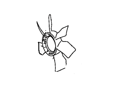 Toyota 16361-46060 Fan