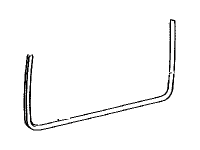 Toyota 62312-14070 Weatherstrip, Front Door Opening Trim, LH