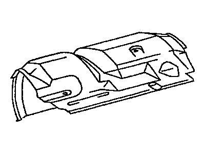 1995 Toyota Supra Exhaust Heat Shield - 17271-46020