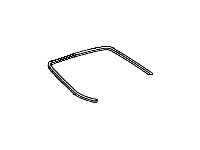 Toyota 64795-14030 Trim, Back Window Opening