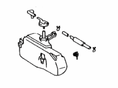 Toyota 16405-46120 Cap Sub-Assy, Reserve Tank