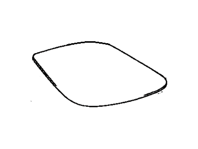 Toyota 75573-14210 Moulding, Back Window, Outside