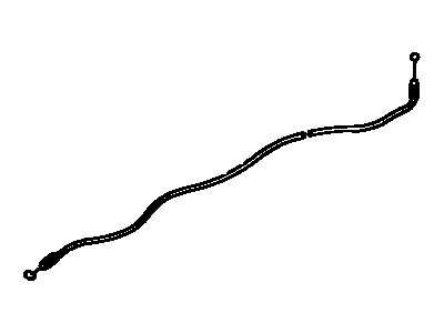 Toyota Supra Fuel Door Release Cable - 77035-14260