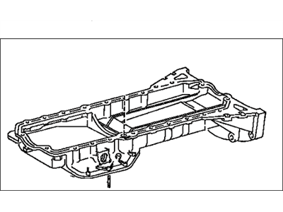 1996 Toyota Supra Oil Pan - 12111-46051