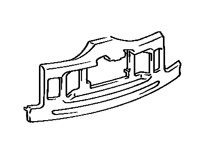 Toyota 52615-14160 Absorber, Rear Bumper Energy