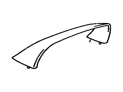 Toyota 76085-14909 Spoiler Sub-Assy, Rear