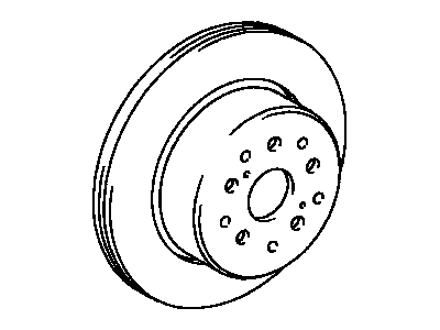 1998 Toyota Supra Brake Disc - 42431-30240