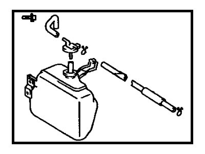 Toyota 16470-46100 Tank Assy, Radiator Reserve