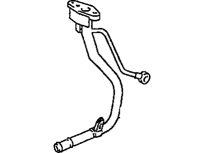 Toyota 15482-46020 Pipe, Turbo Oil