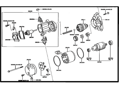 Toyota 28100-46140-84 REMAN Starter