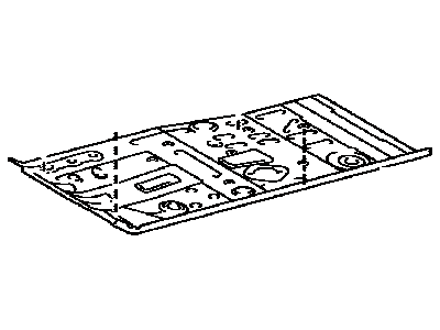 Toyota 58112-52913 Pan, Front Floor, LH L