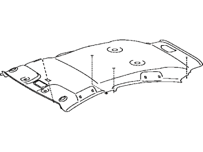 Toyota 63311-52170-B0 Headlining, Roof