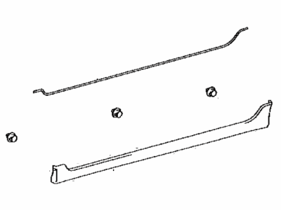 Toyota 76901-52200-E1 MUDGUARD Sub-Assembly, S