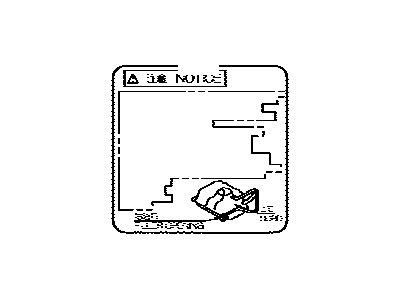 Toyota 74559-52020 Label, Fuel INFORMAT