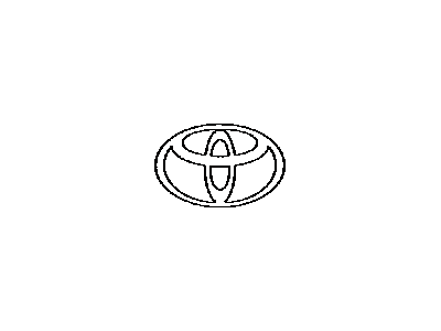 Toyota 75310-52010 Radiator Grille Emblem (Or Front Panel)