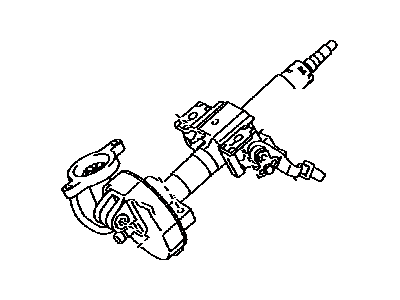 Toyota 4520A-02290 Column Sub-Assembly, ELE