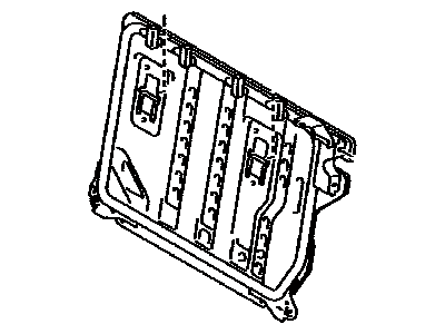 Toyota 71018-52620 Frame Sub-Assembly, Rear Seat