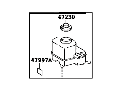 Toyota 47220-52301 Reservoir Assembly, Mast