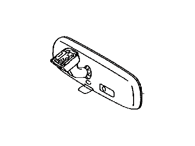 Toyota 87810-0R250 Mirror Assembly, Inner R