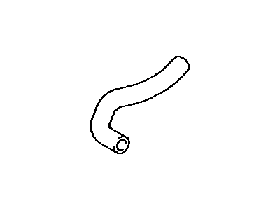 Toyota 16571-21100 Hose, Radiator, NO.1