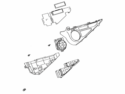 Toyota Prius C Blower Control Switches - 55900-52A30