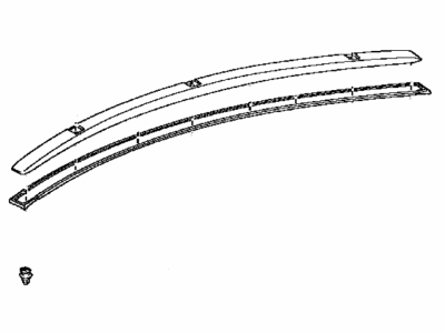 Toyota 75505-52011-C0 GARNISH Sub-Assembly, Ro