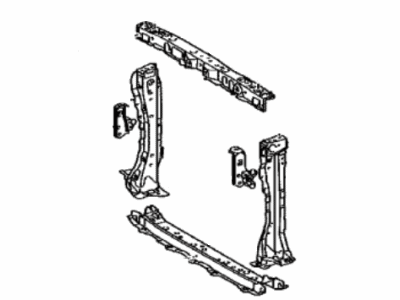 2013 Toyota Prius C Radiator Support - 53210-52913