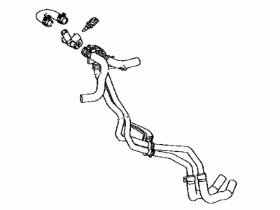 Toyota 87207-52020 Pipe & Hose Sub-Assembly