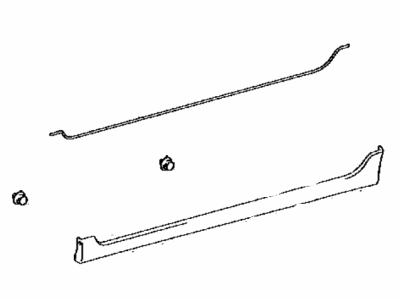 Toyota 76901-52200-E0 MUDGUARD Sub-Assembly, S