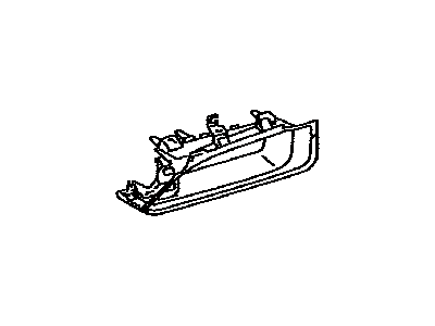 Toyota 55440-12180 Box Assy, Instrument Panel