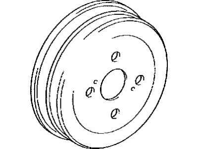 2013 Scion iQ Brake Drum - 42431-52090