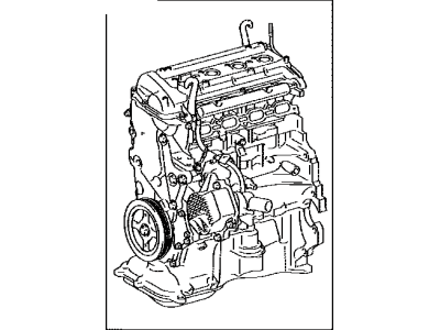 Toyota 19000-21D10 Engine Assembly, Partial