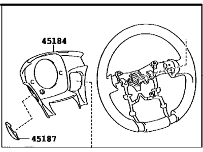 Toyota 45100-47150-C3 Wheel Assembly, Steering