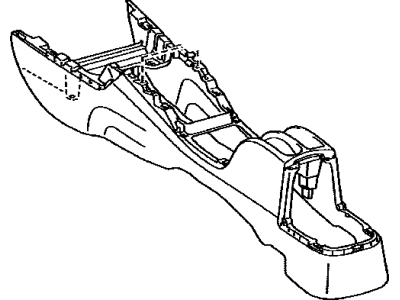 Toyota 58911-52210-C0 Box, Console, Rear