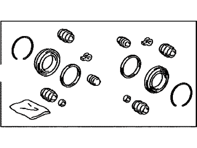 Toyota 04478-12120 Cylinder Kit, Front Dis