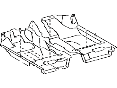 Toyota 58510-52L40-B1 Carpet Assembly, Floor