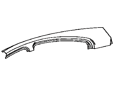 Toyota 61214-52210 Rail, Roof Side, Outer