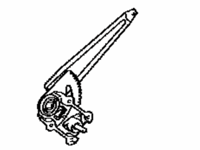 Toyota 69830-52280 Regulator Assembly, Rear D