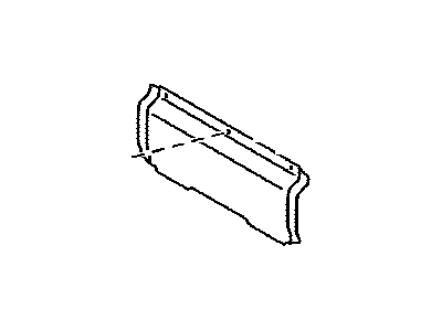 Toyota 58167-52010-C0 Cover, Front Floor, Center