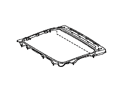 Toyota 63142-52090 Reinforcement, Roof