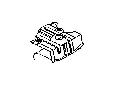 Toyota 58327-12060 Insulator, Main Muffler Heat