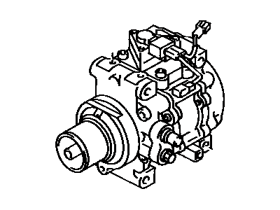 1990 Toyota Corolla A/C Compressor - 88320-12520